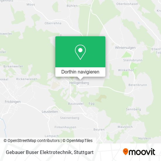 Gebauer Buser Elektrotechnik Karte