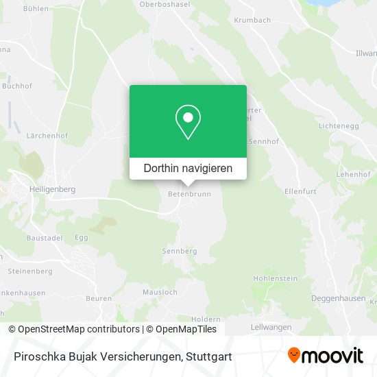 Piroschka Bujak Versicherungen Karte