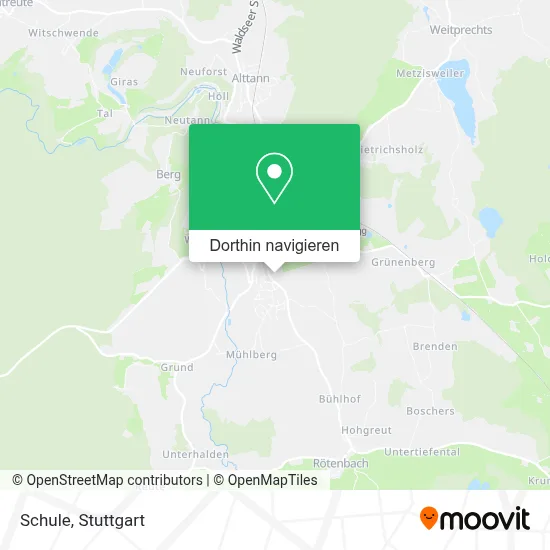 Schule Karte