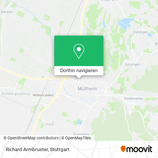 Richard Armbruster Karte