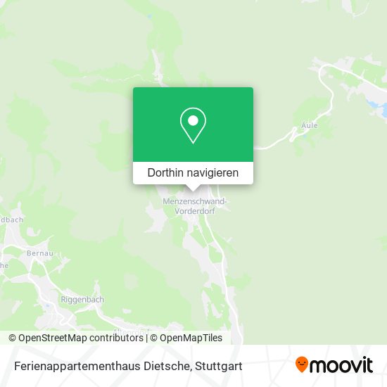 Ferienappartementhaus Dietsche Karte