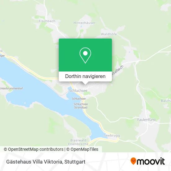Gästehaus Villa Viktoria Karte