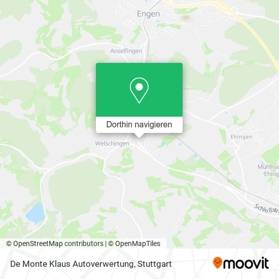 De Monte Klaus Autoverwertung Karte