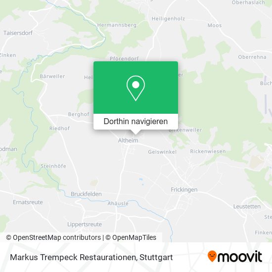 Markus Trempeck Restaurationen Karte
