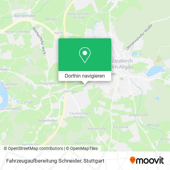 Fahrzeugaufbereitung Schneider Karte