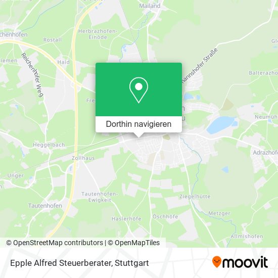 Epple Alfred Steuerberater Karte