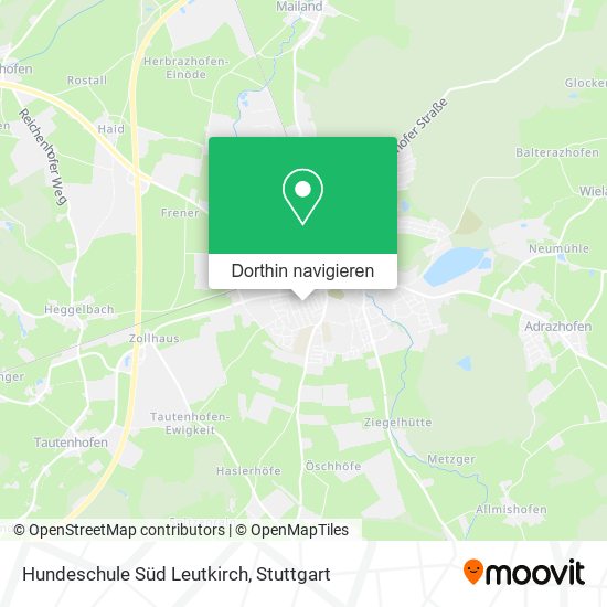 Hundeschule Süd Leutkirch Karte