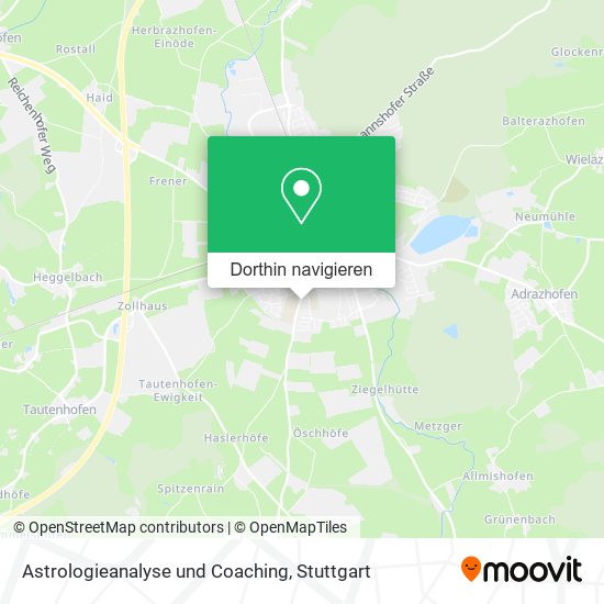 Astrologieanalyse und Coaching Karte