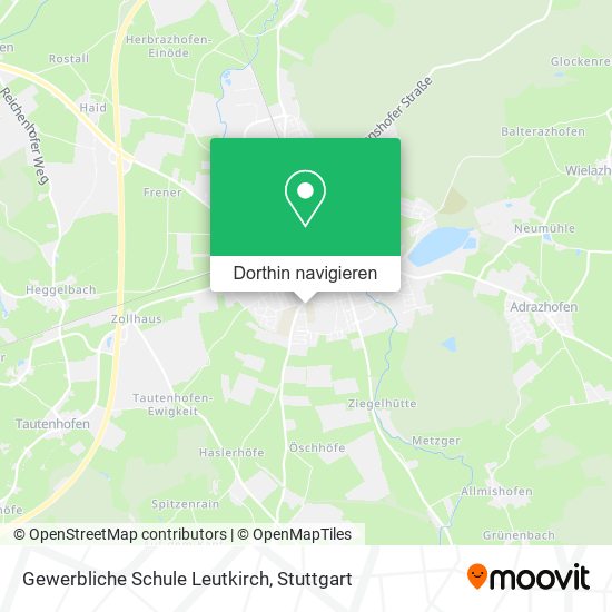 Gewerbliche Schule Leutkirch Karte