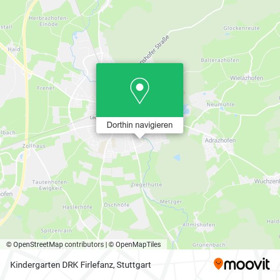 Kindergarten DRK Firlefanz Karte