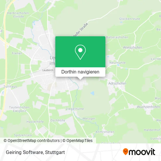 Geiring Software Karte