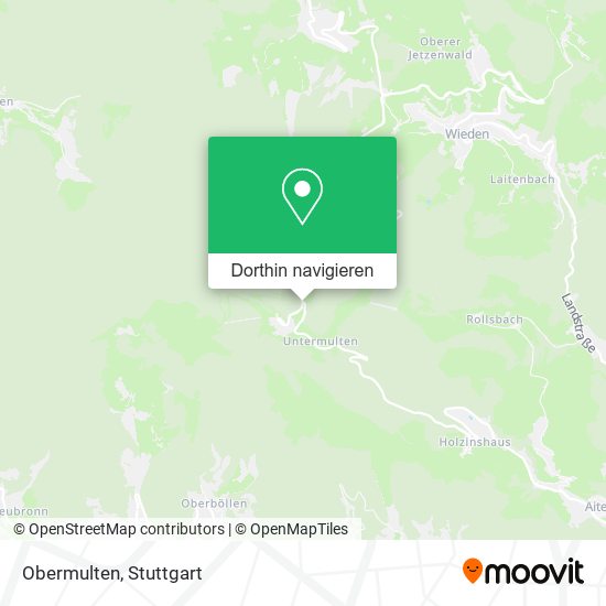 Obermulten Karte