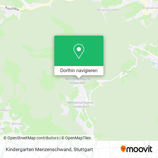 Kindergarten Menzenschwand Karte