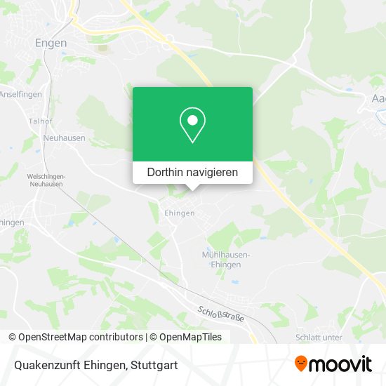 Quakenzunft Ehingen Karte