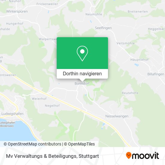 Mv Verwaltungs & Beteiligungs Karte