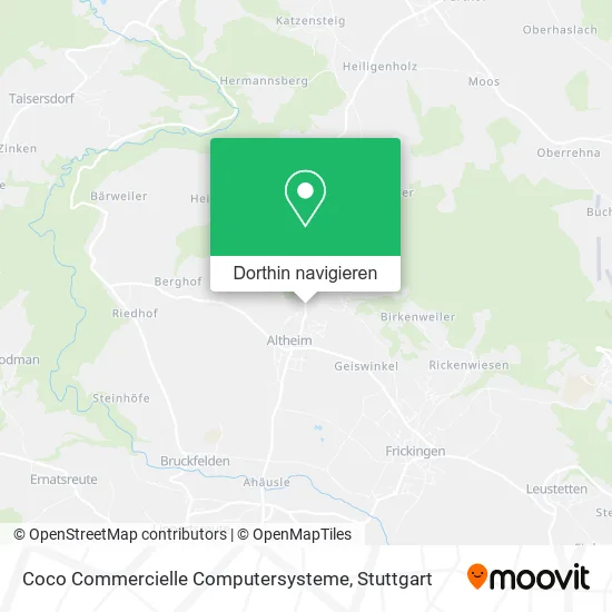 Coco Commercielle Computersysteme Karte