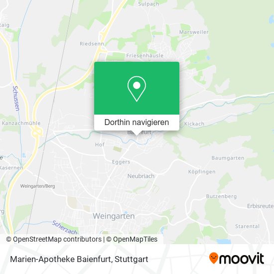Marien-Apotheke Baienfurt Karte