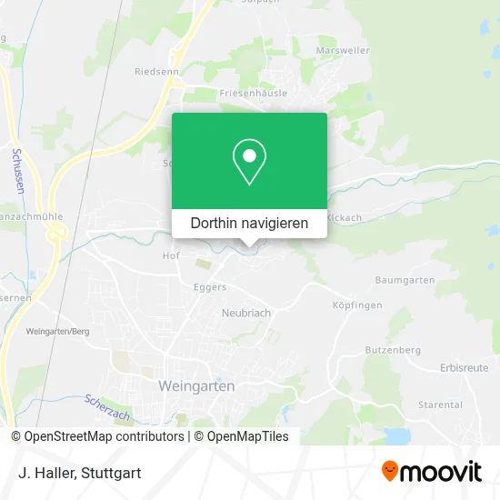 J. Haller Karte