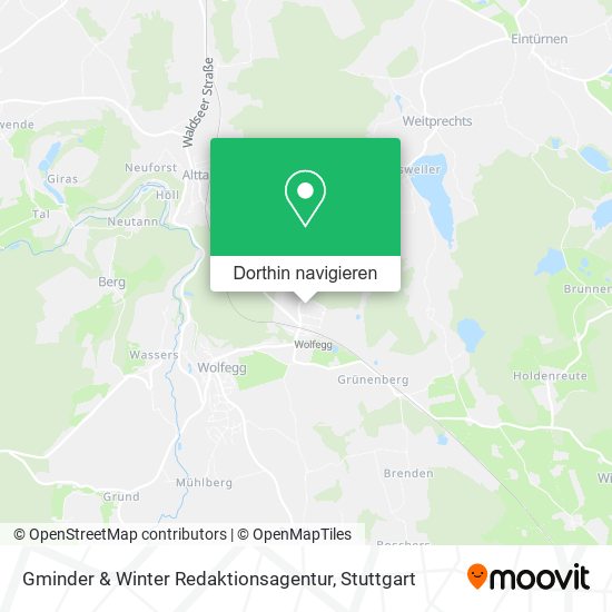 Gminder & Winter Redaktionsagentur Karte