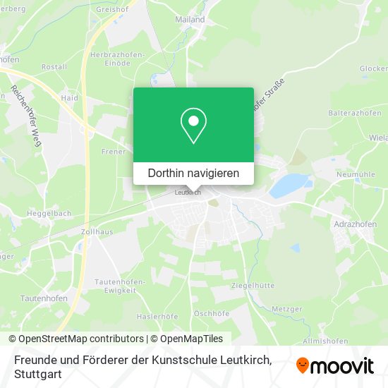 Freunde und Förderer der Kunstschule Leutkirch Karte