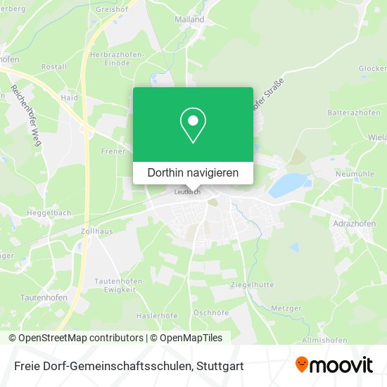 Freie Dorf-Gemeinschaftsschulen Karte
