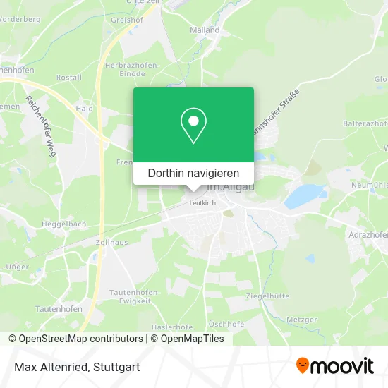 Max Altenried Karte