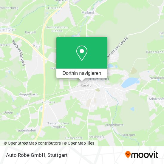 Auto Robe GmbH Karte