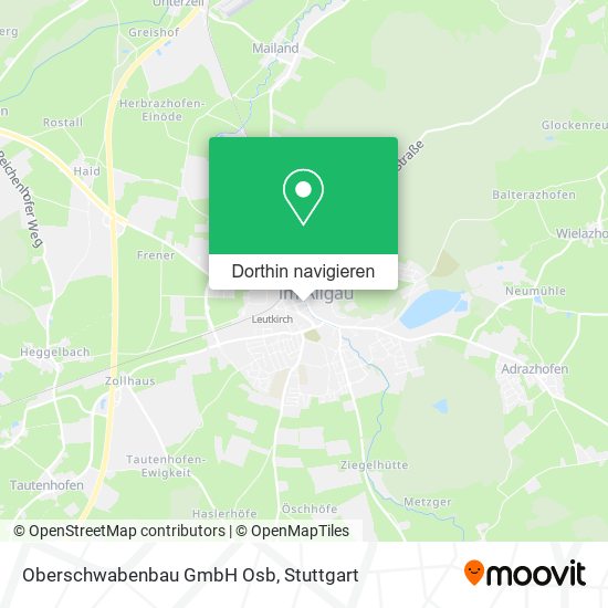Oberschwabenbau GmbH Osb Karte