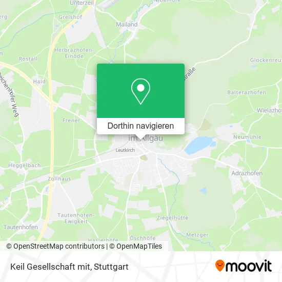 Keil Gesellschaft mit Karte