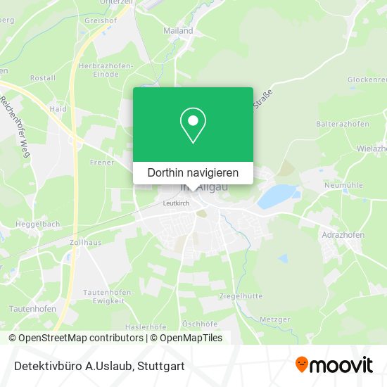 Detektivbüro A.Uslaub Karte