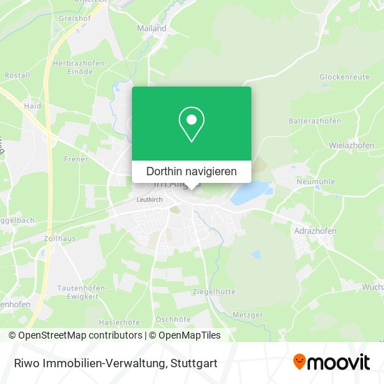 Riwo Immobilien-Verwaltung Karte