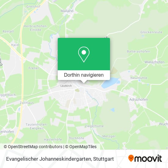 Evangelischer Johanneskindergarten Karte