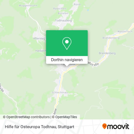 Hilfe für Osteuropa Todtnau Karte