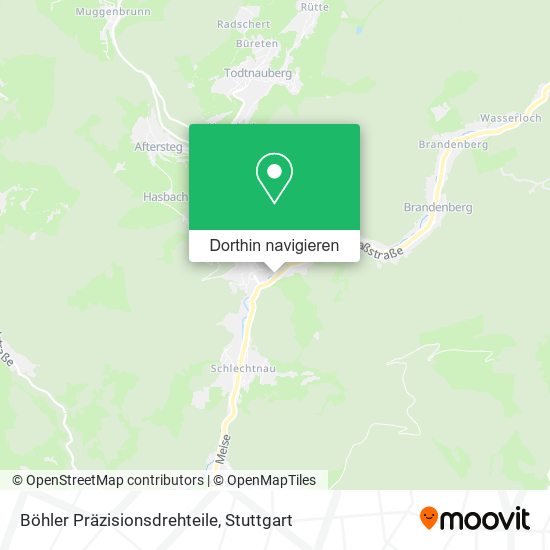 Böhler Präzisionsdrehteile Karte