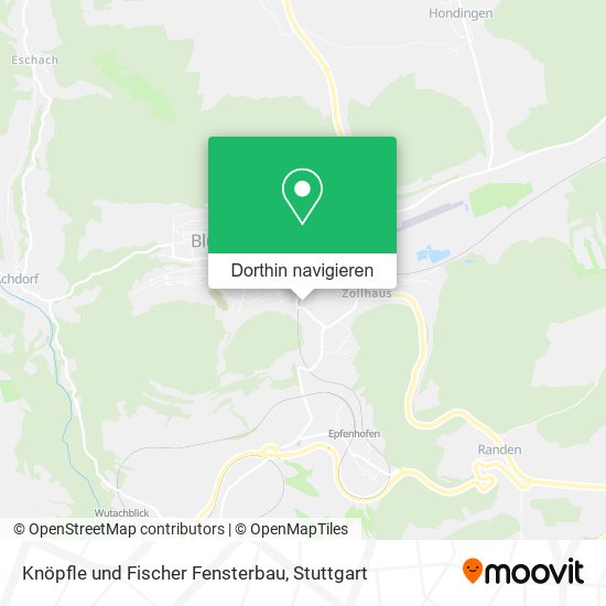 Knöpfle und Fischer Fensterbau Karte