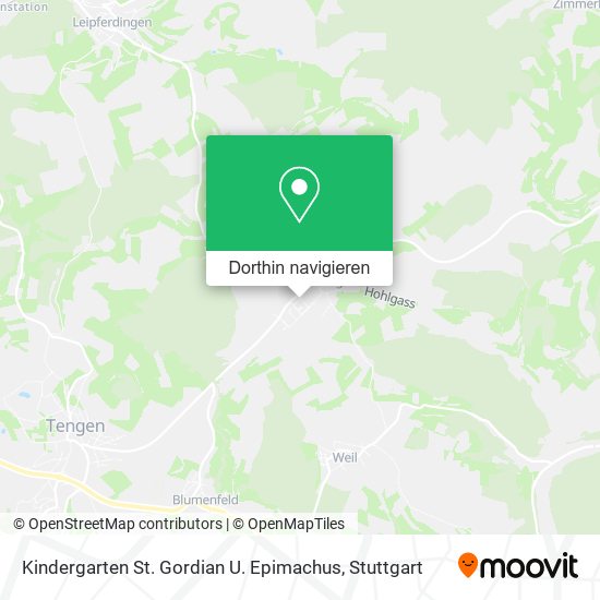 Kindergarten St. Gordian U. Epimachus Karte