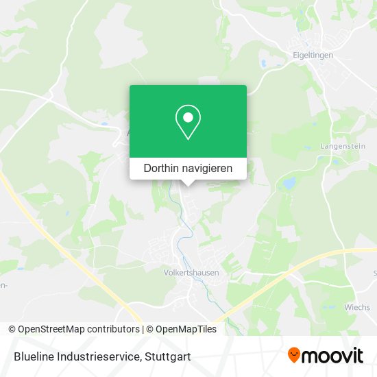 Blueline Industrieservice Karte