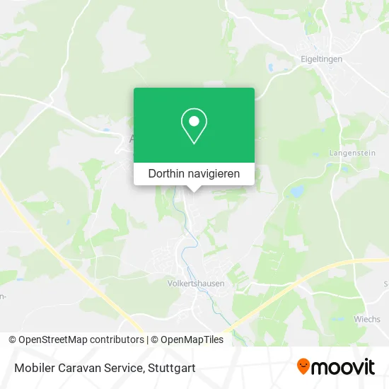Mobiler Caravan Service Karte