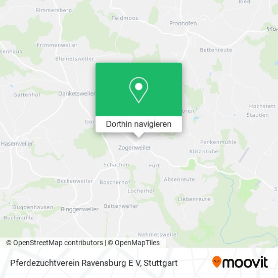 Pferdezuchtverein Ravensburg E V Karte