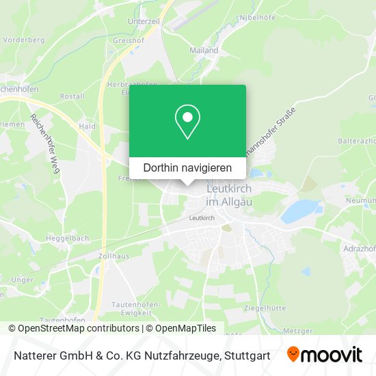 Natterer GmbH & Co. KG Nutzfahrzeuge Karte