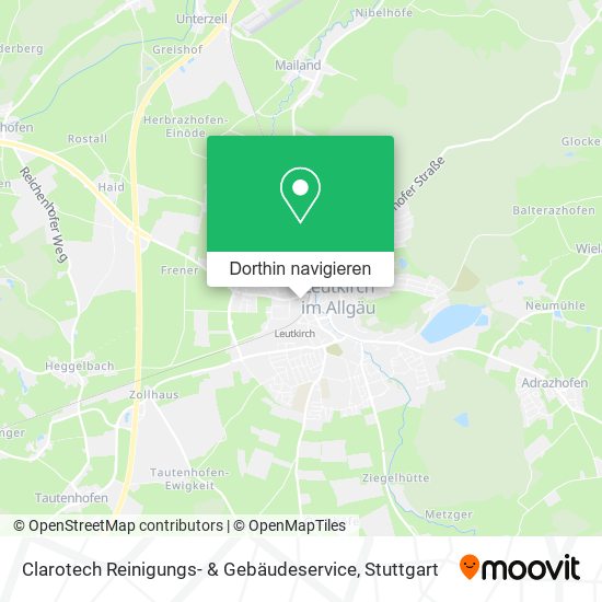 Clarotech Reinigungs- & Gebäudeservice Karte