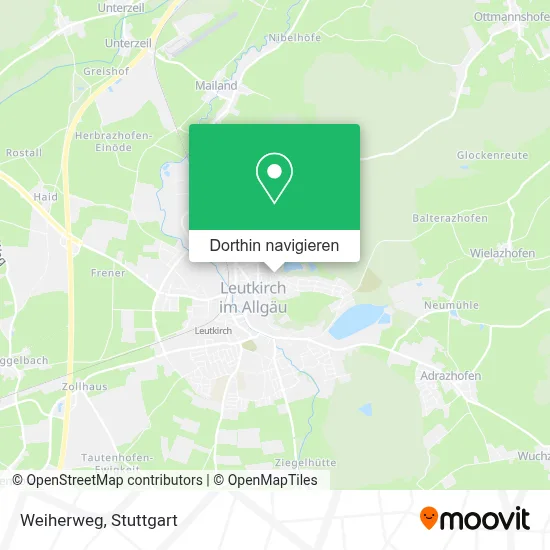 Weiherweg Karte