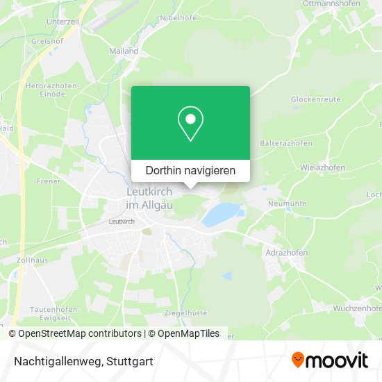 Nachtigallenweg Karte