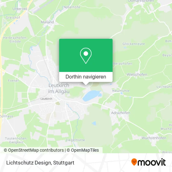 Lichtschutz Design Karte