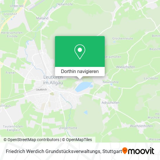 Friedrich Werdich Grundstücksverwaltungs Karte