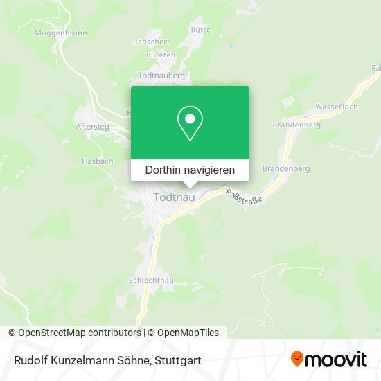 Rudolf Kunzelmann Söhne Karte