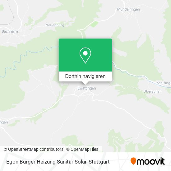 Egon Burger Heizung Sanitär Solar Karte