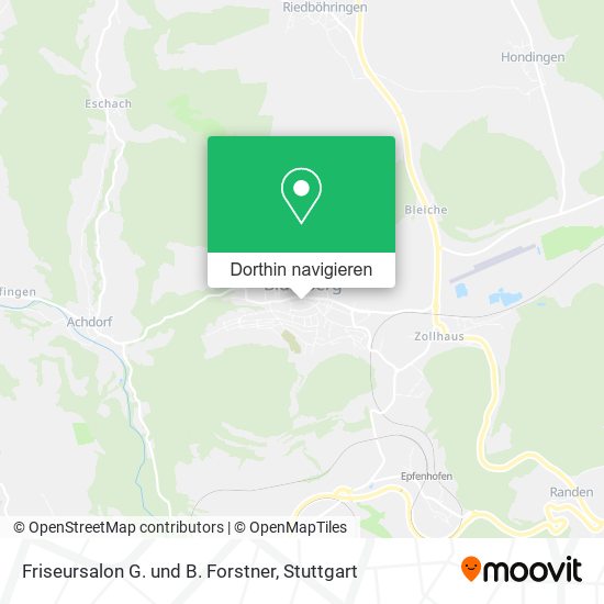 Friseursalon G. und B. Forstner Karte