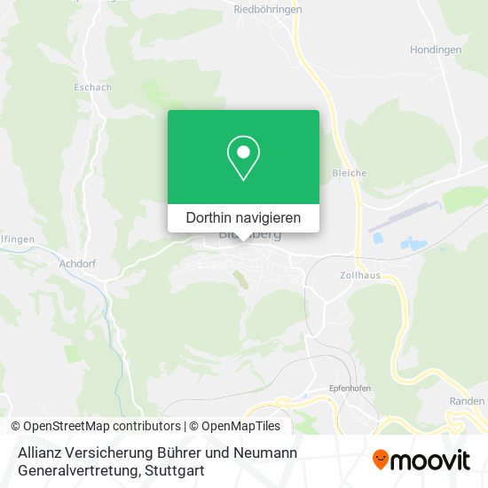 Allianz Versicherung Bührer und Neumann Generalvertretung Karte