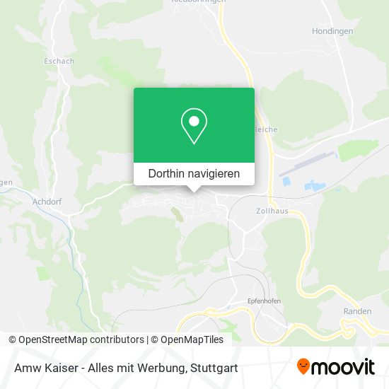 Amw Kaiser - Alles mit Werbung Karte